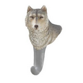 Gray Wolf Wall Hook